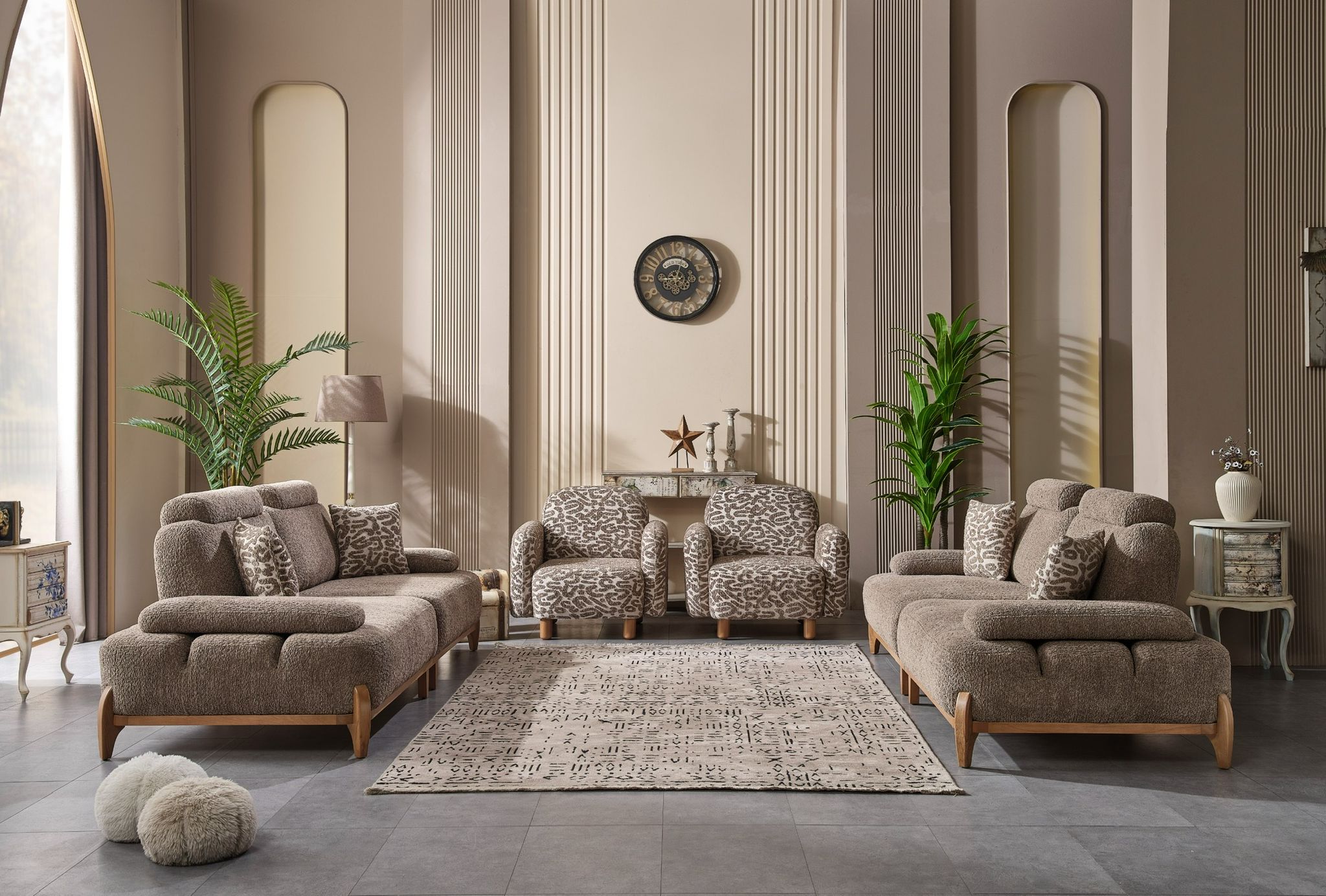 Sofa Set 3-Sitzer Lisbon
