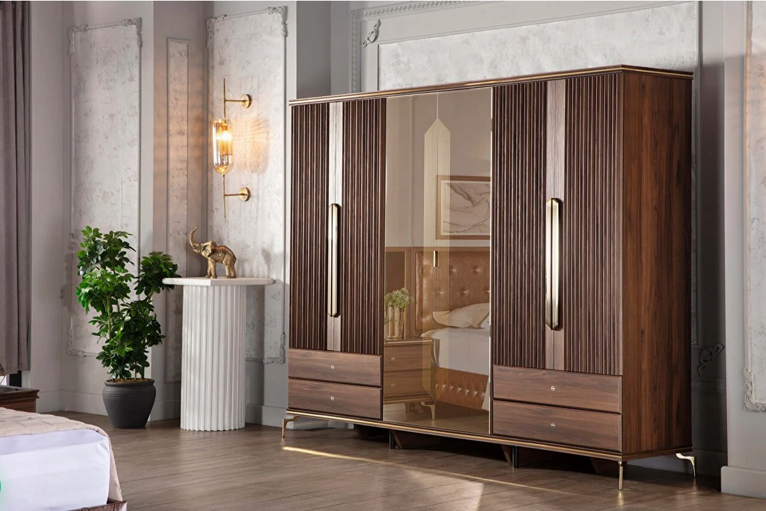 SCHLAFZIMMER - SET PN MONTEGO GRD 6KP MONTEGO WALNUSS